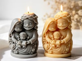 Molde silicona Sagrada Familia infantil